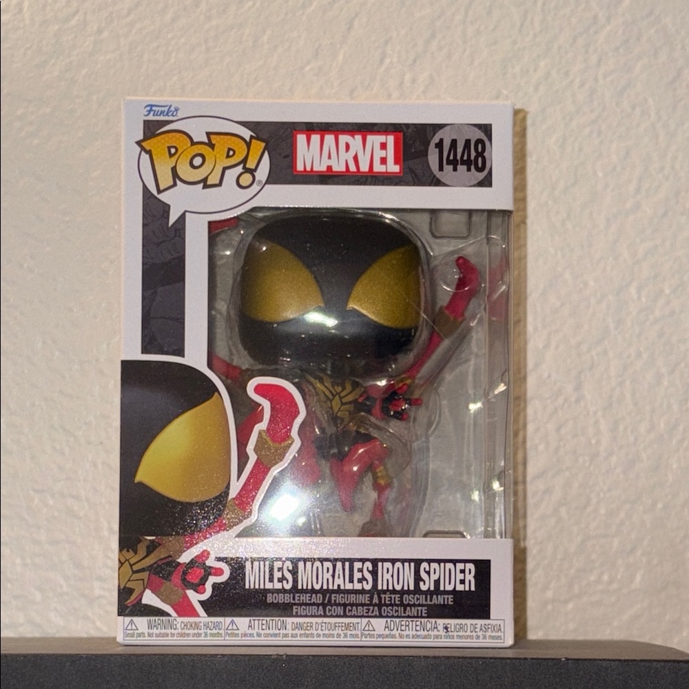 🕷️ Funko POP! Marvel Miles Morales Iron Spider #1448 (New in Box)